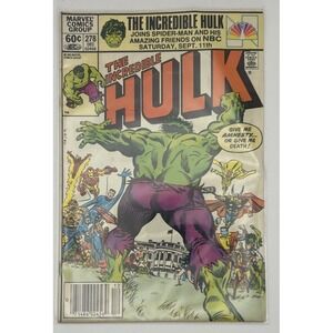 The Incredible Hulk #278 Marvel Comics‎